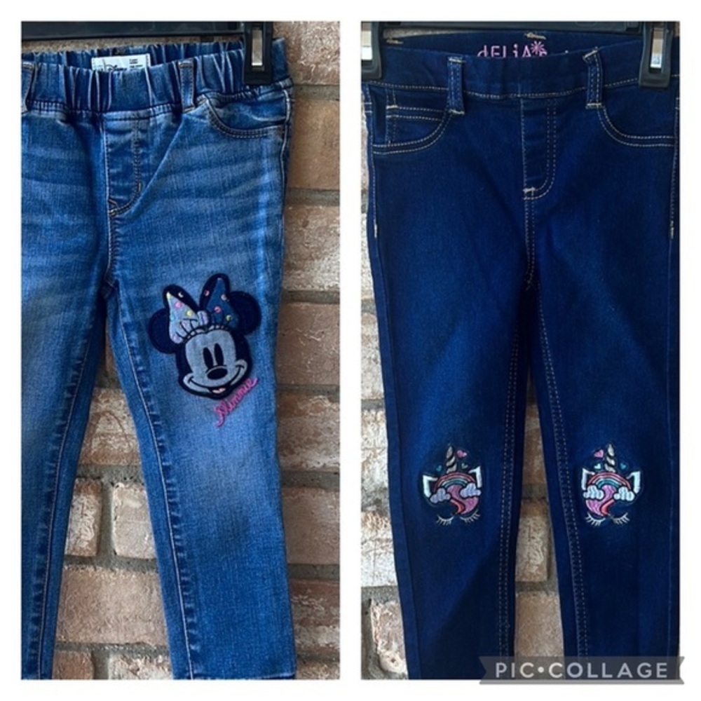 Bundle of patch jeans
